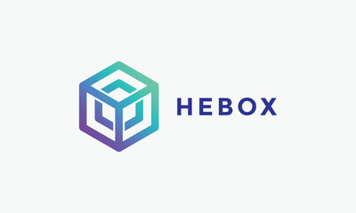 Logo vector hexagon letter Y collaborate alphabet logotype simple font creative flat layout