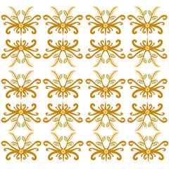 various forms of typical Kalimantan batik