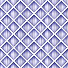 Seamless Colorful Geometric Pattern with Rhombuses. Endless Modern Mosaic Texture.  Fabric Textile, Wrapping Paper, Wallpaper. Vector 3d Illustration. Abstract Art