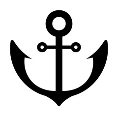 anchor glyph style icon