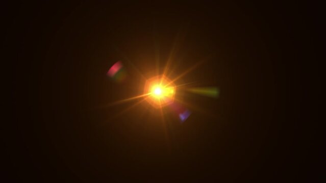 yellow sunburst background light rays explosion video