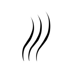 Obraz premium Hot Steam Vector 