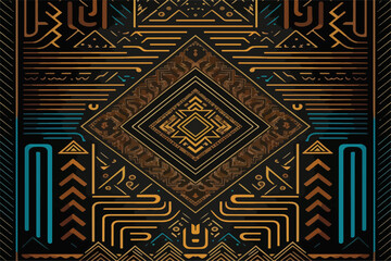 Egyptian hieroglyphs ethnic pattern. Abstract traditional folk antique tribal zigzag graphic line. Texture textile fabric ethnic Egyptian patterns vector. Ornate elegant luxury vintage retro style.