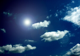 Obraz premium Cloudy sky background