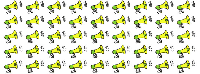 megaphone vector illustration メガホン