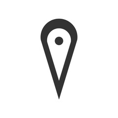 map pins icon design template vector