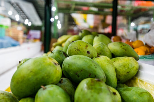 Indonesian mango at local market in Yogyakarta, Java