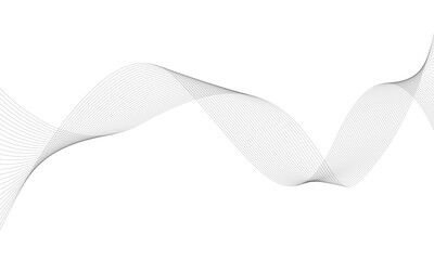 Abstract modern vector background. Abstract gray line wave background