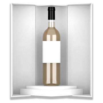 PSD 3d box stand packaging mockup