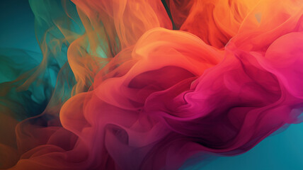 Obraz premium abstract wallpaper vibrant flames and smoke