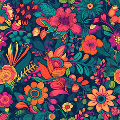 Beautiful Seamless Floral Pattern