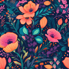 Beautiful Seamless Floral Pattern