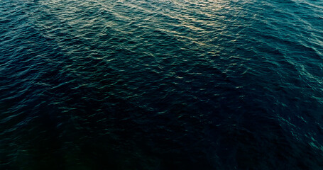 water surface with bubbles