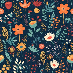 Beautiful Seamless Floral Pattern