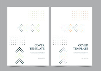 Brochure or template, annual report cover design background