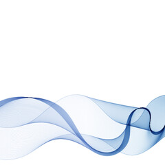 Blue abstract blue wave. Vector background for presentation. eps 10