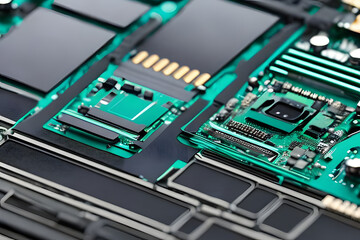 Fototapeta premium electronic circuit board