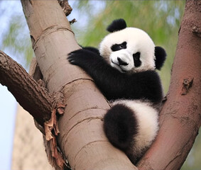 Obraz premium 赤ちゃんパンダ | baby panda Generative AI