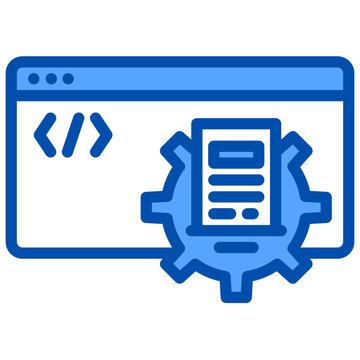 recommend clip art: Report blue outline icon