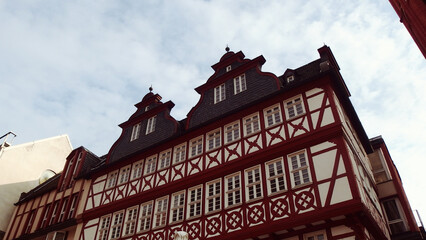 Frankfurt Downtown building architecture details