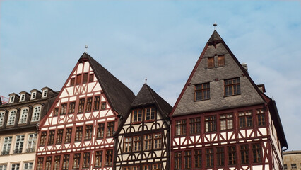 Frankfurt Downtown building architecture details