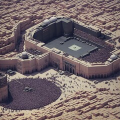 Ancient City Illustration, Ai