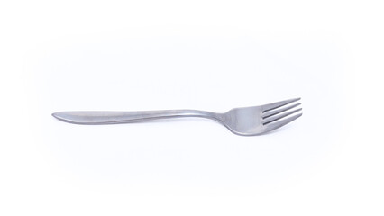 fork on white background