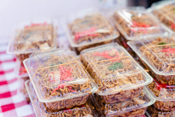 Fototapeta premium 焼きそば テイクアウト