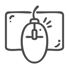 mouse handdrawn icon