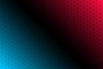 Vector illustration of gradient background in blue black and red colors - obrazy, fototapety, plakaty