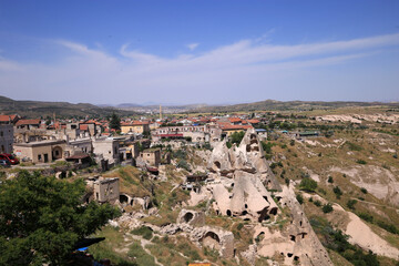 Fototapeta na wymiar view of the uchisar city