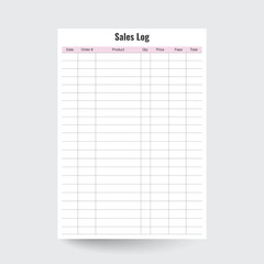 Sales Tracker,Etsy Sales Tracker,Sales Planner,Business Tracker,Sales Log,Sales Organizer,Sales Order Log,Inventory Tracker,printable sales log,sales sheet,sales order book	