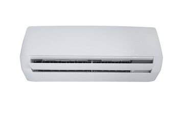 White wall split air conditioner module - obrazy, fototapety, plakaty