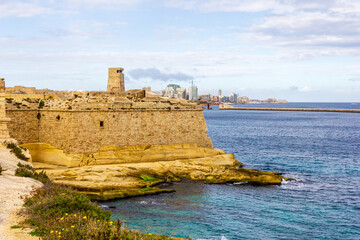 Fototapeta na wymiar fortress on the coast