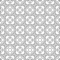 
Stylish texture with figures from lines.Abstract geometric black and white pattern for web page, textures, card, poster, fabric, textile. Monochrome graphic repeating design. 