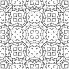 
Stylish texture with figures from lines.Abstract geometric black and white pattern for web page, textures, card, poster, fabric, textile. Monochrome graphic repeating design. 