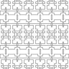 
Stylish texture with figures from lines.Abstract geometric black and white pattern for web page, textures, card, poster, fabric, textile. Monochrome graphic repeating design. 