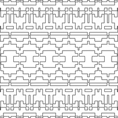 
Stylish texture with figures from lines.Abstract geometric black and white pattern for web page, textures, card, poster, fabric, textile. Monochrome graphic repeating design. 