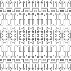 
Stylish texture with figures from lines.Abstract geometric black and white pattern for web page, textures, card, poster, fabric, textile. Monochrome graphic repeating design. 