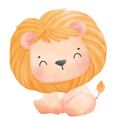 Naklejka premium Cute sweet wedding love bride and groom teddy bear cartoon character watercolour