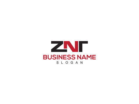 ZNT z n t Alphabet Letter, ZN znt Initial Logo Icon For Business