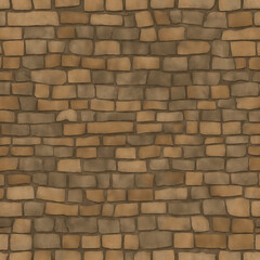 Fototapeta premium Künstlich generierte Gesteins und Ziegel Texturen erzeugen einen besonderen Look