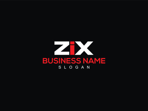 Typography ZIX Letter Type Logo, Alphabet ZI zix z i x Business Logo Design For You