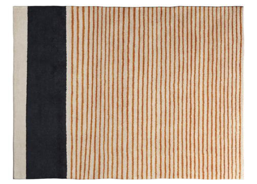 Top view of textured carpet