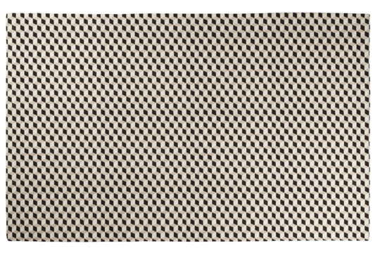 Top view of textured carpet