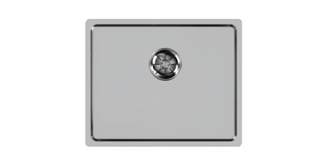 Top view of kitchen sink