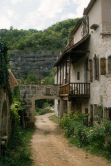 Fototapeta na wymiar Village, xiie, Saint Eulalie D'Espagnac, 46, Lot, France