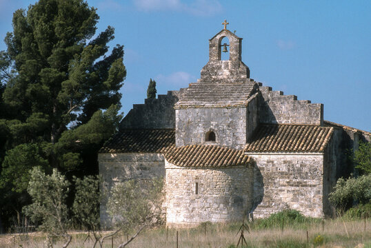 Chapelle Romane, Saint Amant, XIIe, Thezier, 30, Gard, France