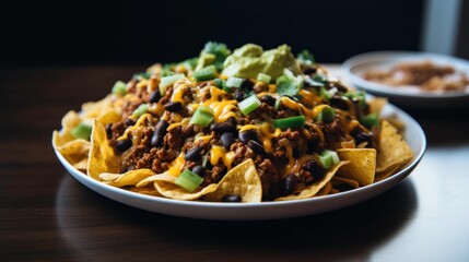 Texmex ground meat mexican food
