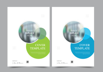 Brochure or template, annual report cover design background